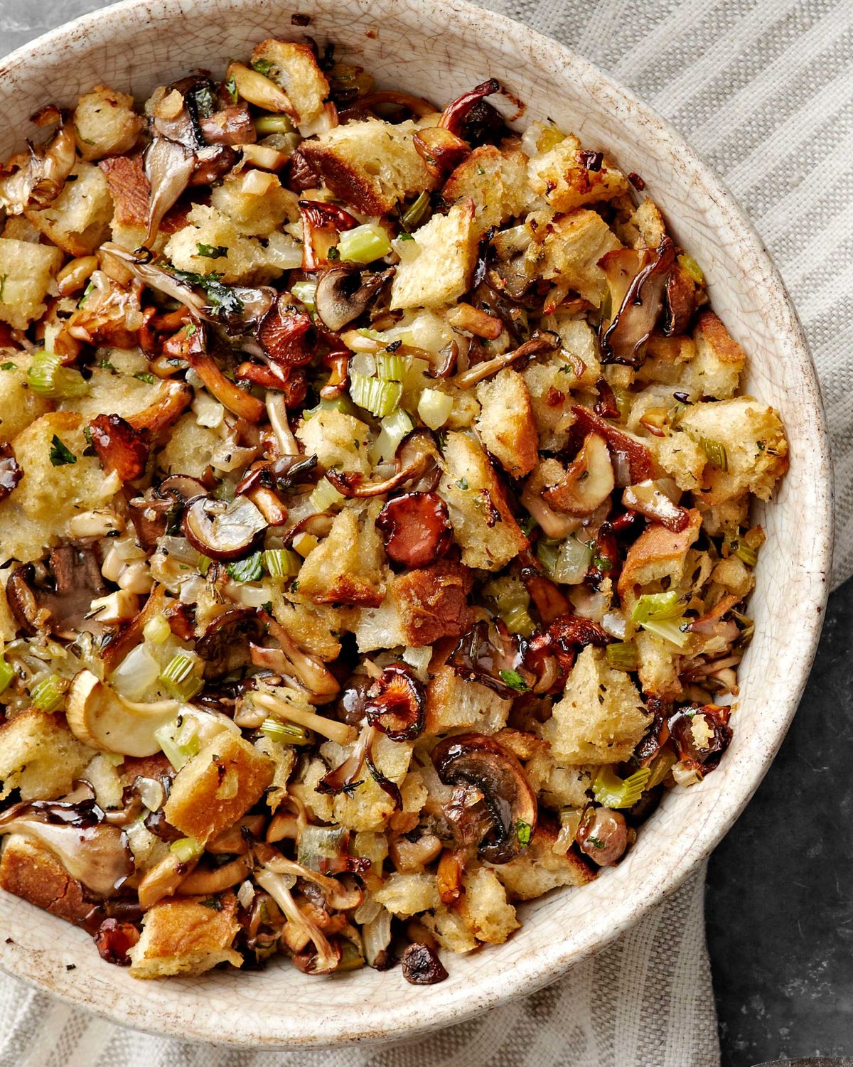 Sides: Sourdough + Wild Mushroom Stuffing (GF & DF)