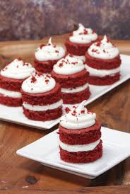 Yummy Desserts: Individual Red Velvet Cakes