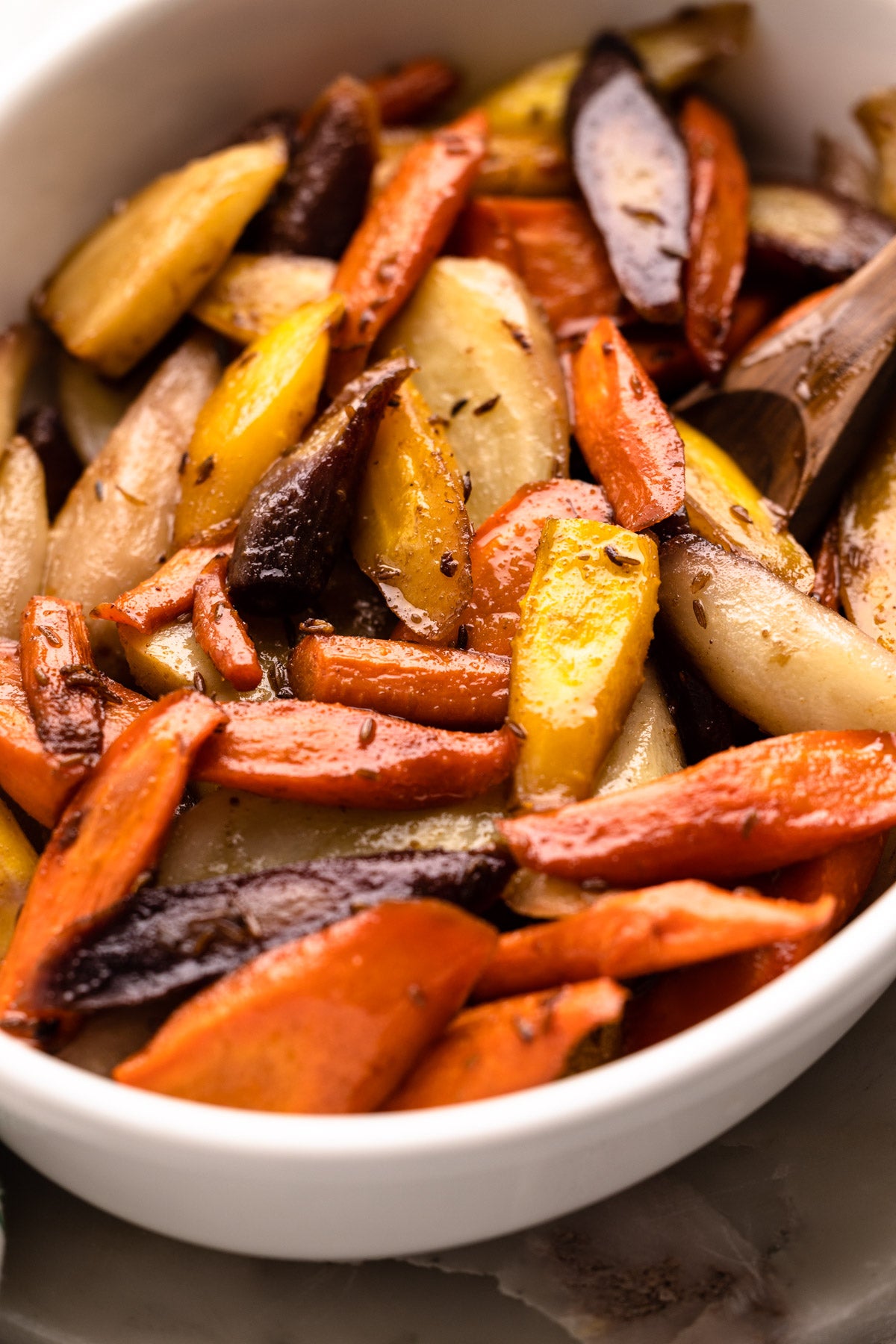 Sides: Brown Sugar + Hot Honey Glazed Carrots (GF)