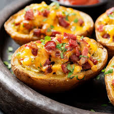 Sides: Twice Baked Loaded Potatoes