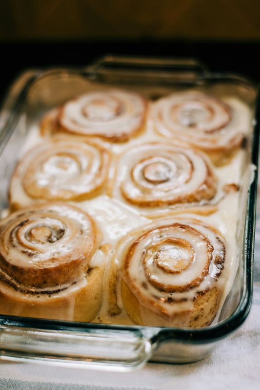 Breakfast: Jumbo Homemade Cinnamon Rolls